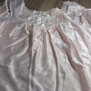 Romantic Pink Lace Pajama Set